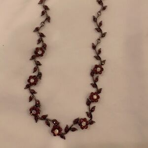 Floral Crystal necklace